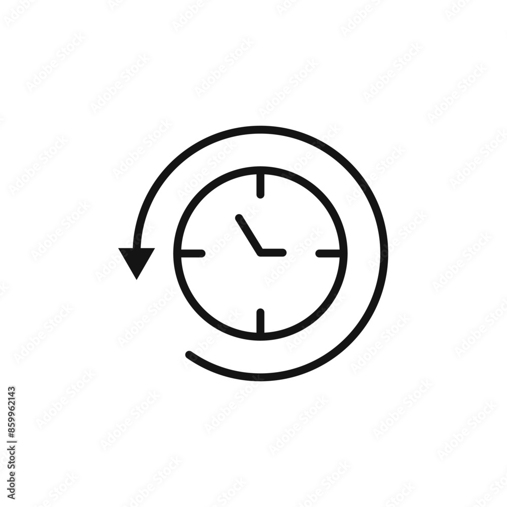 History Past Time Icon Ideal for Archives and Historical Data History Past Time Icon Ideal for Archives and Historical Data