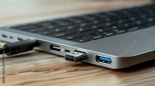 Wallpaper Mural USB c dock with to usb stick connected to digital tablet Torontodigital.ca