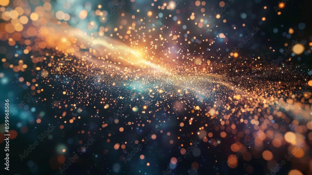 Abstract 3D rendering of a galaxy Abstract 3D rendering of a galaxy