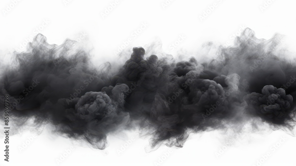 Dark storm clouds gathering on white background. Dark storm clouds gathering on white background.