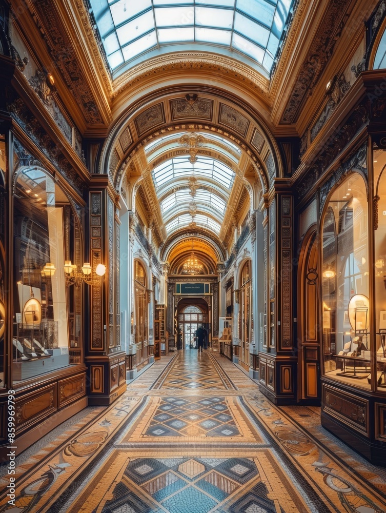 Fototapeta premium Long Hallway Skylight