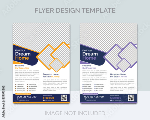 Real estate flyer design poster design  
