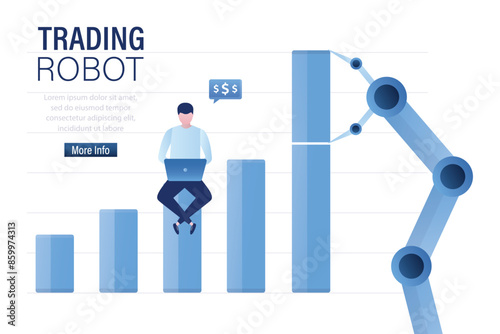 Boost revenue with automatic trading signals. Help for traders or entrepreneurs, trading robot boost earnings on stock market. Improvement productivity