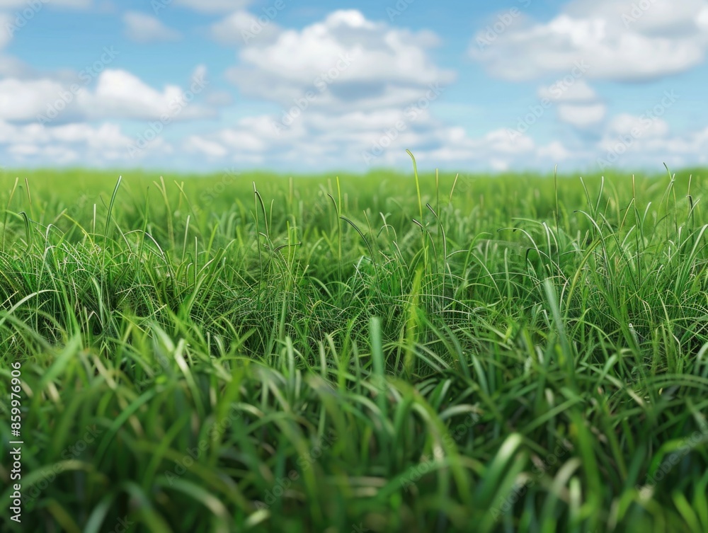 Green grass with blue sky Green grass with blue sky
