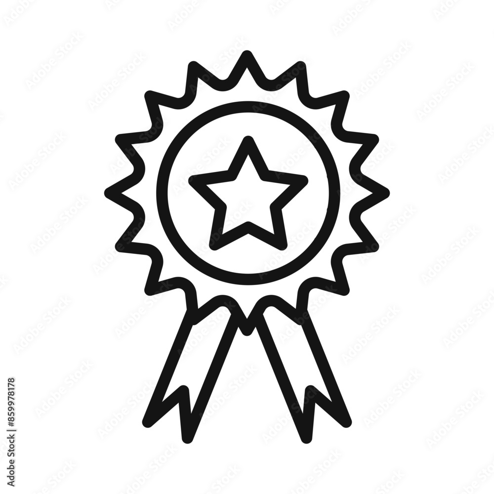 Recognition Badge Icon Perfect for Awards and Honors Recognition Badge Icon Perfect for Awards and Honors
