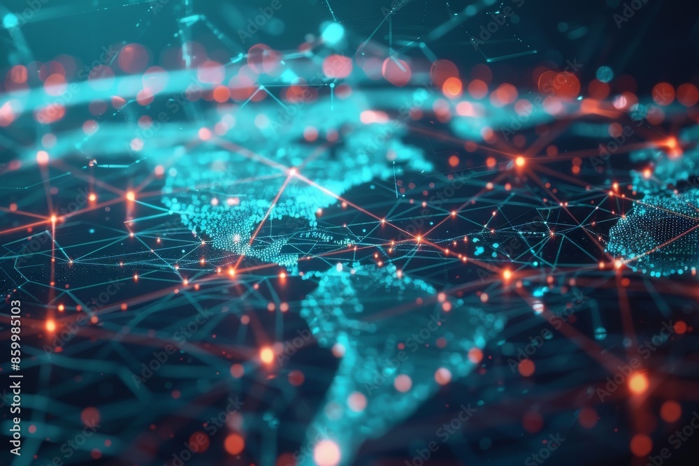 Global Network Connection - Abstract Illustration