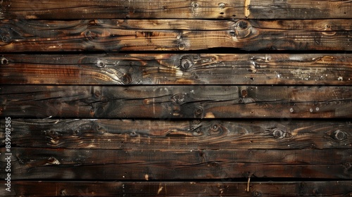 Aged Wooden Background Featuring Textured Boards