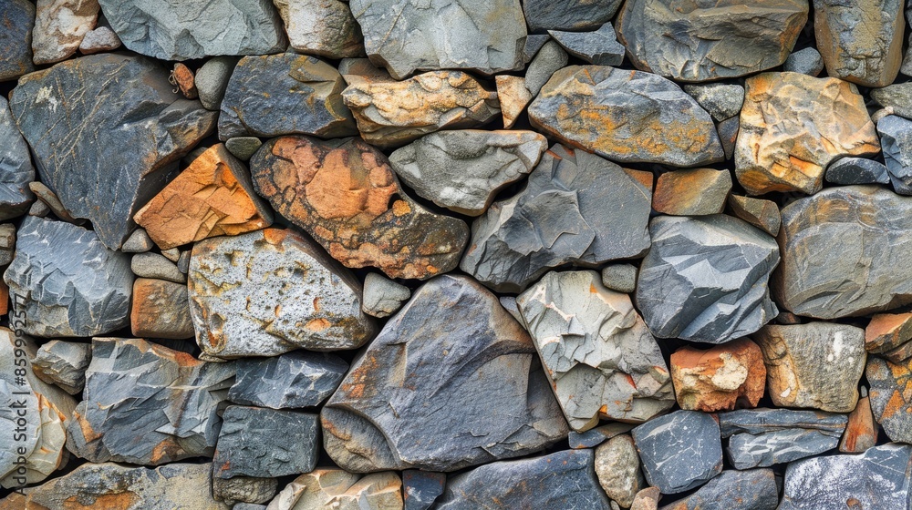 Stylish Wide Panoramic Stone Wall Background Stylish Wide Panoramic Stone Wall Background