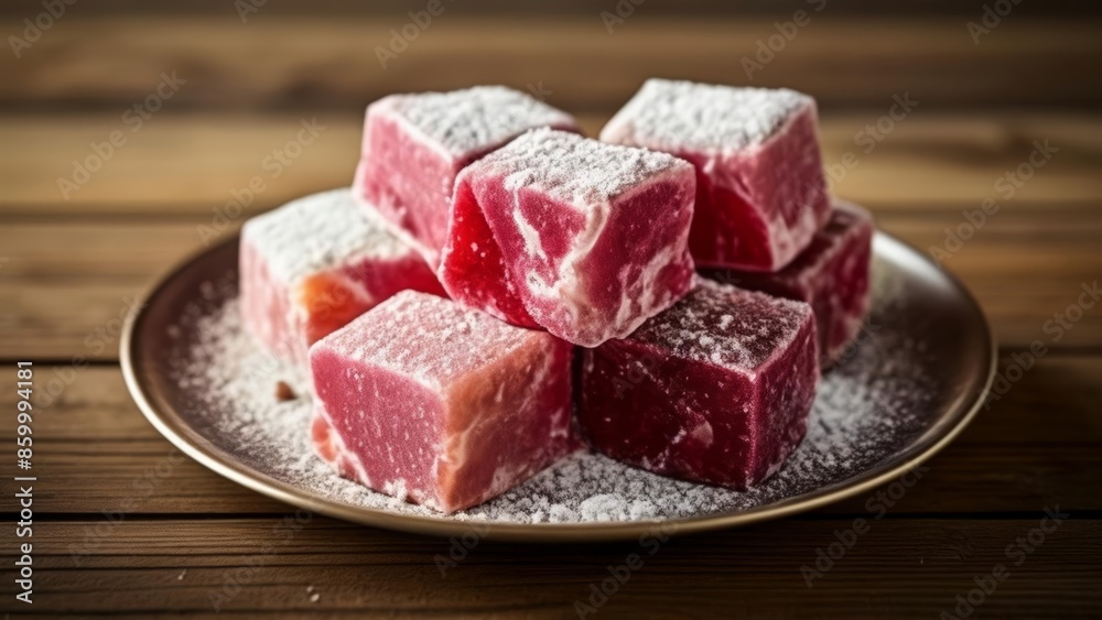 Deliciously tempting dessert squares ready to be savored Deliciously tempting dessert squares ready to be savored