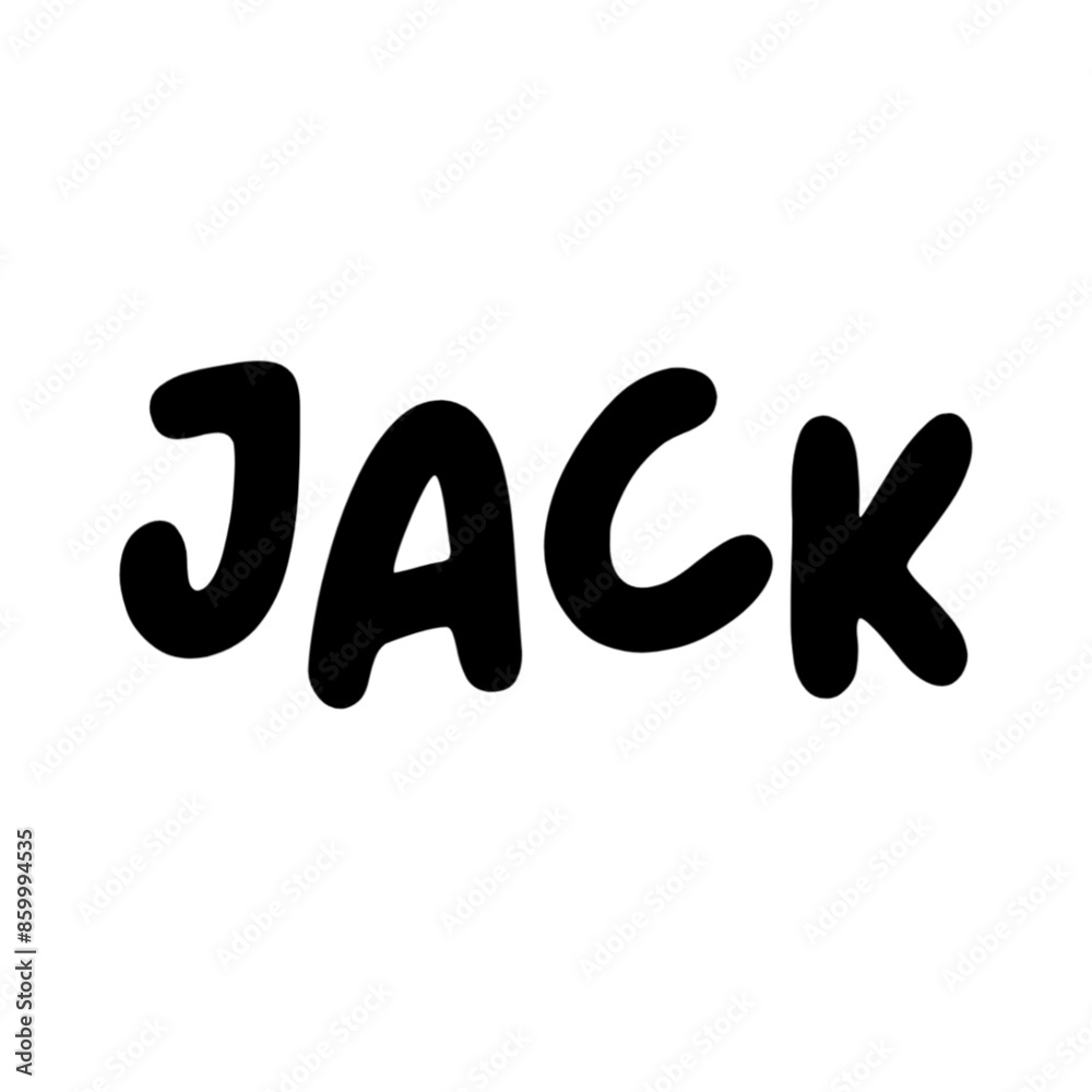 3D Jack name text poster 3D Jack name text poster