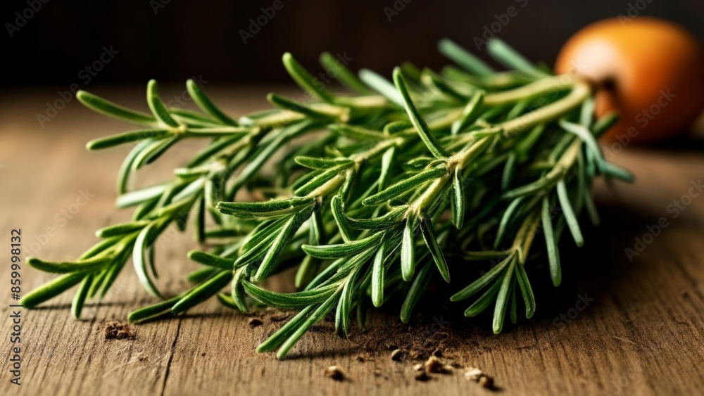 Freshly picked rosemary ready to enhance your culinary creations Freshly picked rosemary ready to enhance your culinary creations