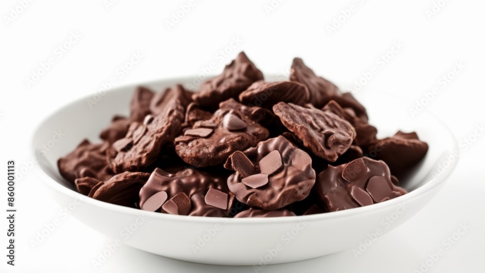  Delicious chocolatecovered cookies in a bowl