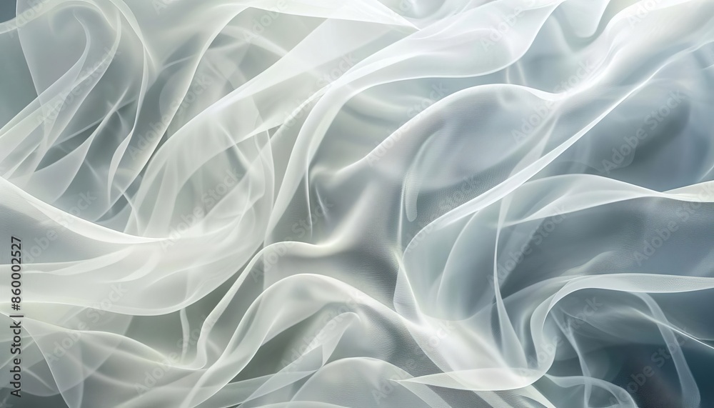 Light abstract background with flowing white waves Light abstract background with flowing white waves