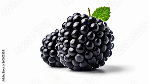  Fresh ripe blackberries ready to be enjoyed