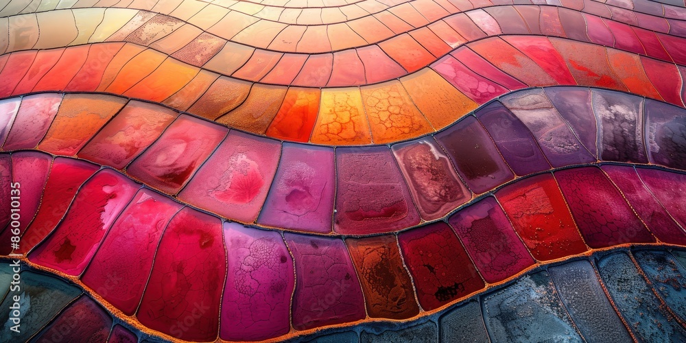 Salt Flats - A Colorful Symphony Salt Flats - A Colorful Symphony
