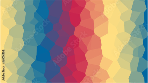 Wallpaper Mural Vector abstract Low Poly effect Background Torontodigital.ca