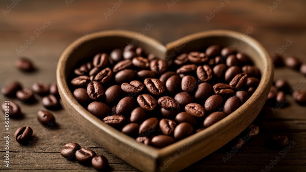 Fototapeta premium Warmth in a HeartShaped Bowl