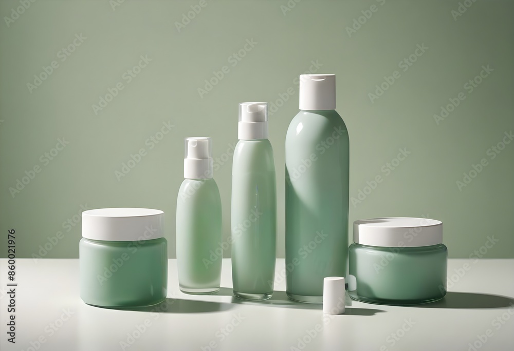 A collection of skincare products A collection of skincare products