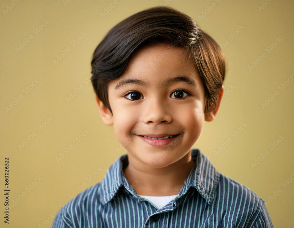 Studio Portrait of Young Smart Boy Studio Portrait of Young Smart Boy
