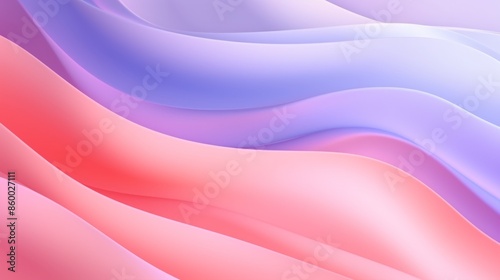 Abstract minimalistic background of neon pastel lilac, neon pastel coral, and white colors, wallpaper, backdrop