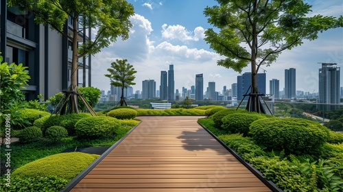 Fototapeta Naklejka Na Ścianę i Meble -  A picture featuring a serene park, a lively beach state, and a bustling city park, encapsulating natural and urban landscapes in one frame