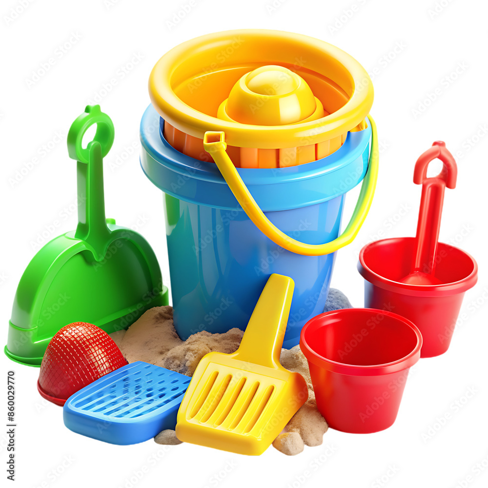 sand and water toys on transparent background sand and water toys on transparent background