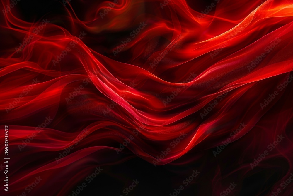 Artistic image of flowing red fabric, creating a dynamic and elegant composition Artistic image of flowing red fabric, creating a dynamic and elegant composition