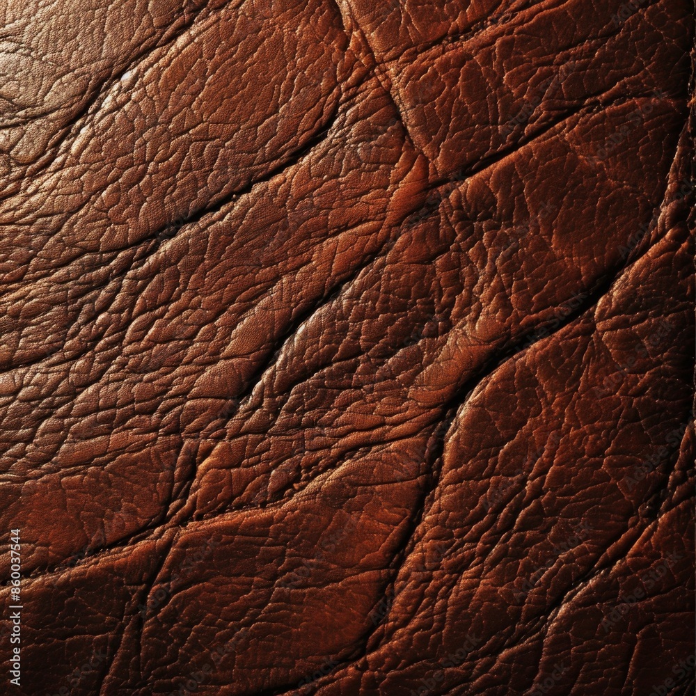 Fototapeta premium Luxurious Leather Elegance. High detailed plain background with a leather texture