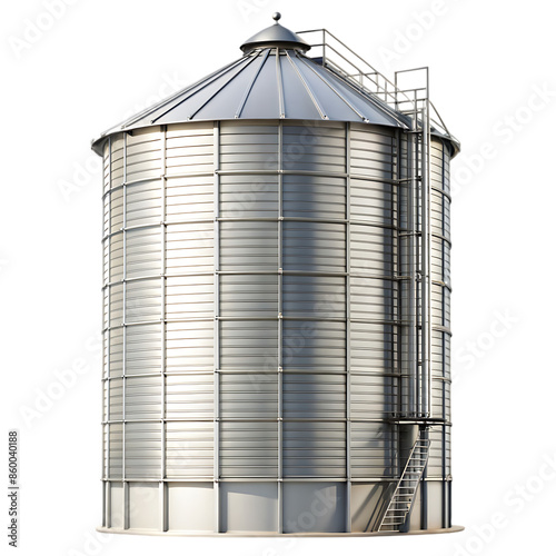 silo on transparent background