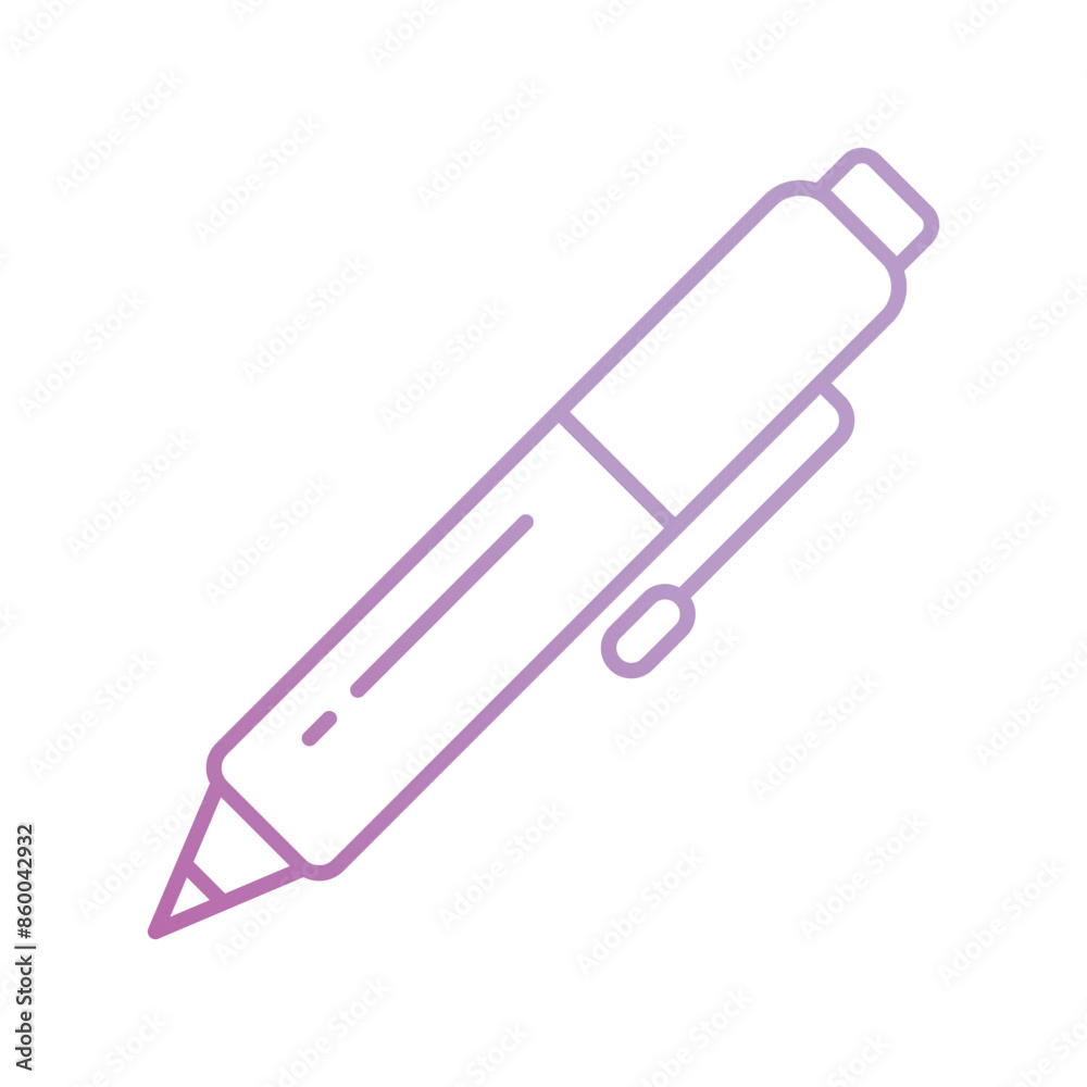 fountain pen icon with white background vector stock illustration fountain pen icon with white background vector stock illustration