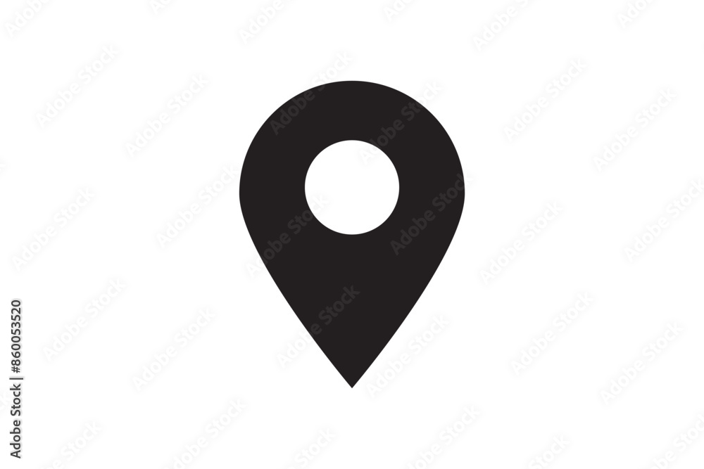 map pin vector logo template, locator icon map pin vector logo template, locator icon