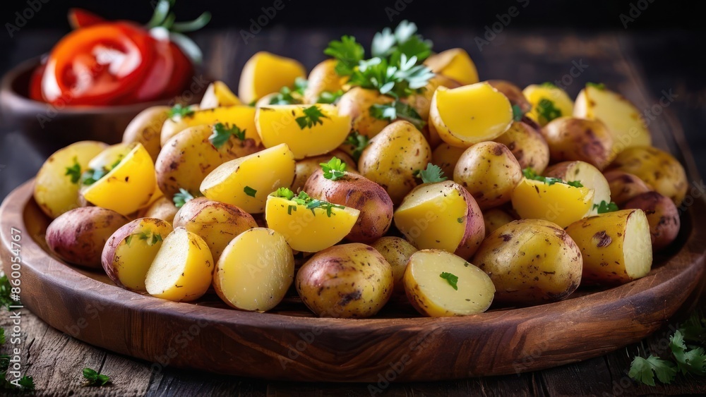 Golden Potatoes with Fresh Herb and Pepper Medley Golden Potatoes with Fresh Herb and Pepper Medley