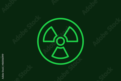 Foto nuclear energy illustration in flat style design