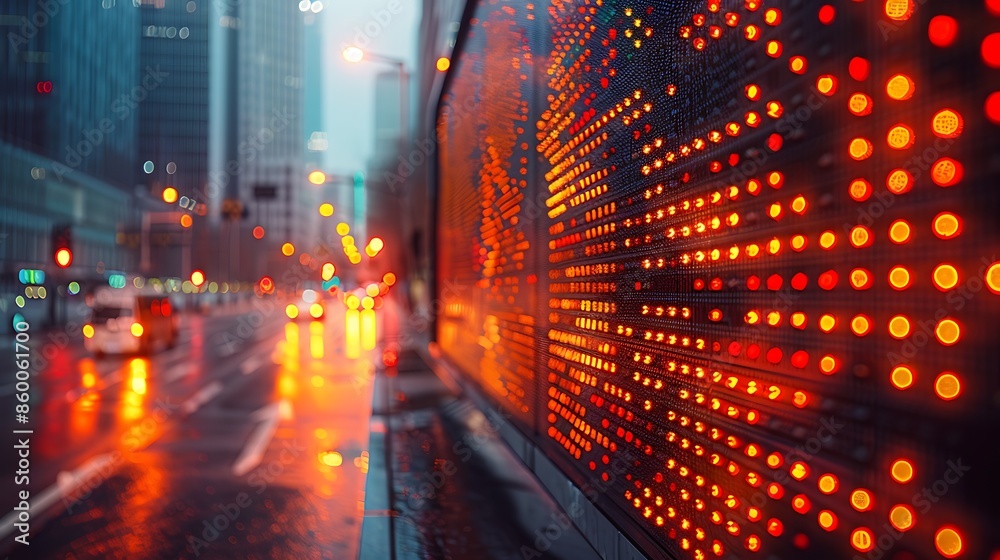 Close-up of a digital display showing market volatility with detailed fluctuating graphs and indicators, vibrant colors, modern interface, high-resolution imagery, professional setting, natural lighti Close-up of a digital display showing market volatility with detailed fluctuating graphs and indicators, vibrant colors, modern interface, high-resolution imagery, professional setting, natural lighti