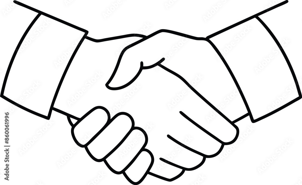 handshake over background