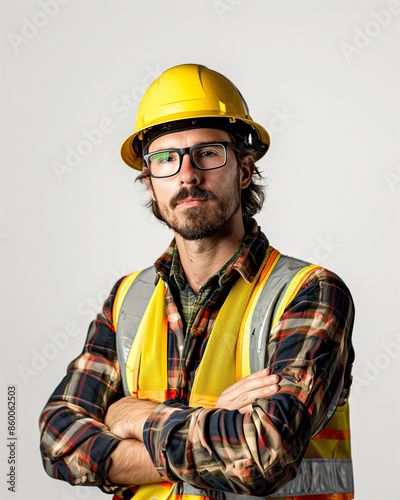 portrait of a construction worker © sailorsoul33