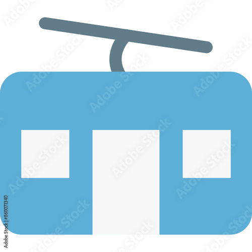 Ropeway Icon Flat Icon