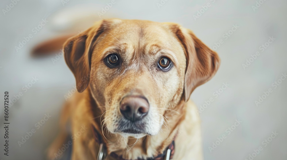 a dog with a dog collar portrait a dog with a dog collar portrait
