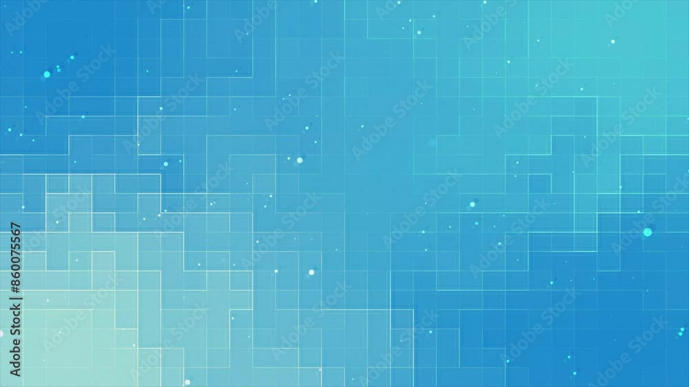 Digital Grid Technology Animation Background Digital Grid Technology Animation Background