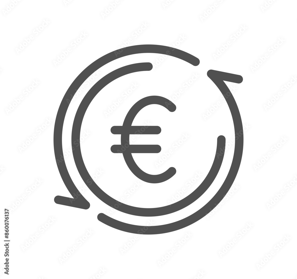 Finance related icon outline and linear vector.
Finance related icon outline and linear vector.