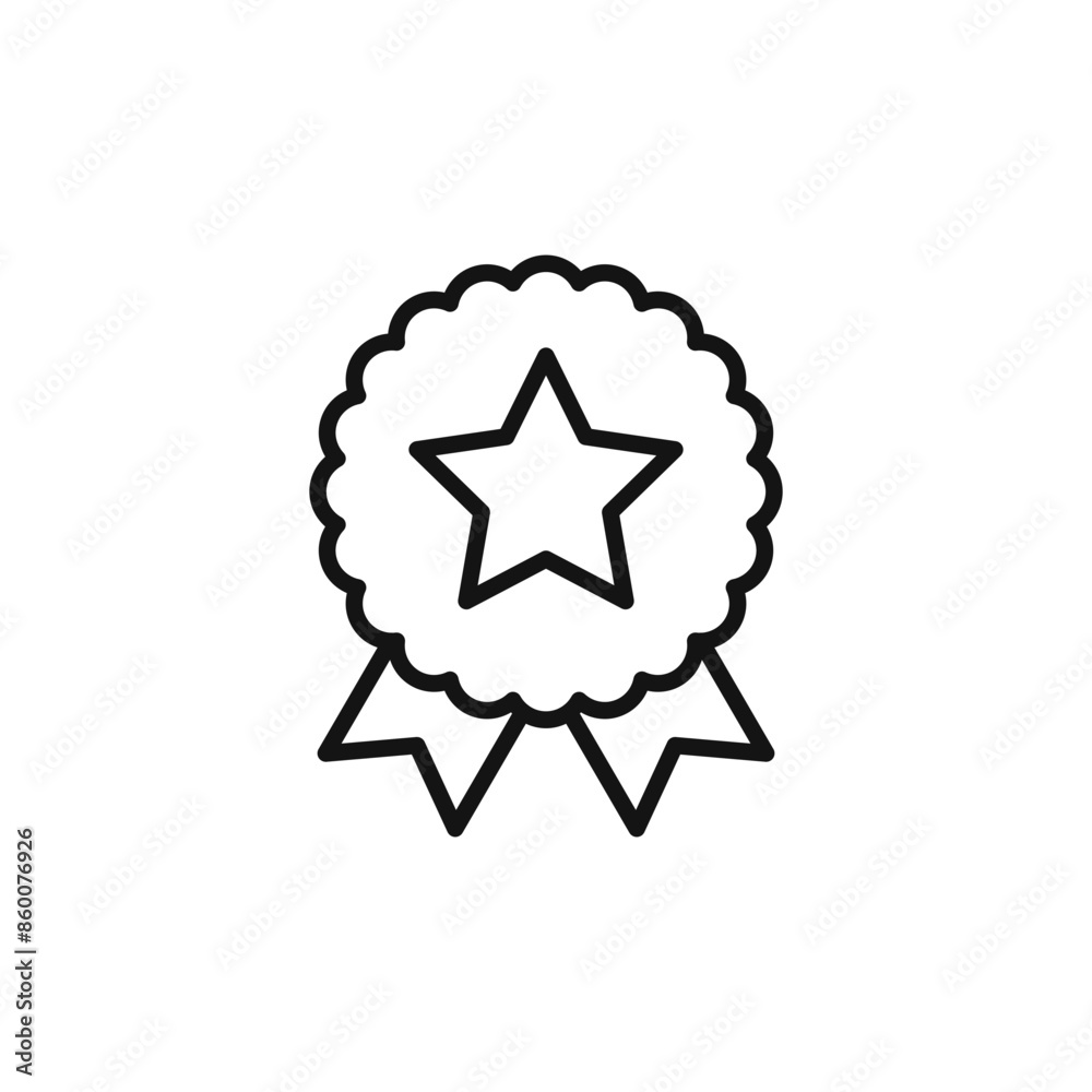 Achievement Badge Icon Ideal for Awards and Recognition Achievement Badge Icon Ideal for Awards and Recognition