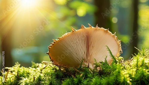 sarcodon imbricatus mushroom known as shingled hedgehog mushroom or scaly hedgehog is a species of tooth fungus in the order thelephorales the sarcodon imbricatus mushroom edible on moss in forest photo