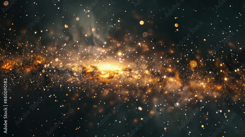 Stardust in deep universe, Milky way galaxy Stardust in deep universe, Milky way galaxy