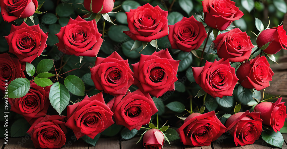 Scarlet Symphony: Red Roses Aglow
Scarlet Symphony: Red Roses Aglow