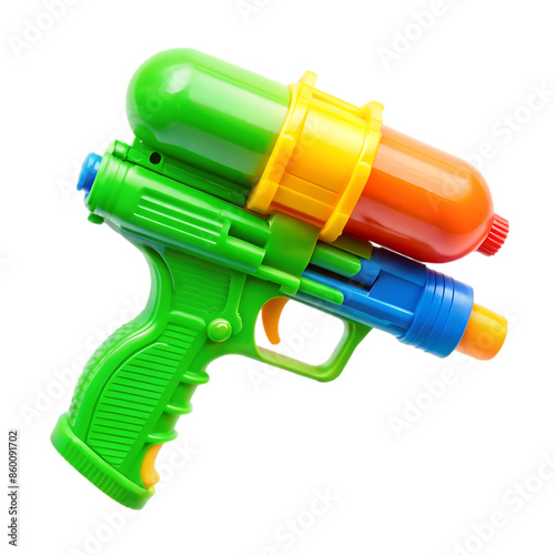 water pistol on transparent background