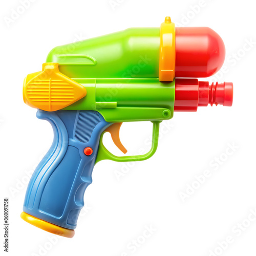 water pistol on transparent background