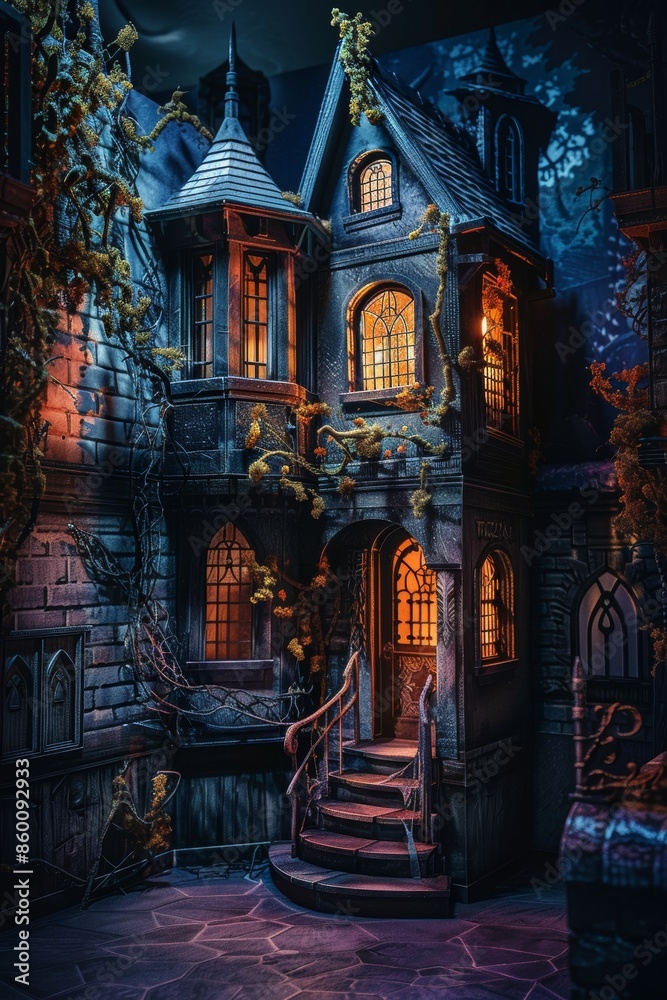 Haunted House Escape Room Challenge for Children with Puzzles