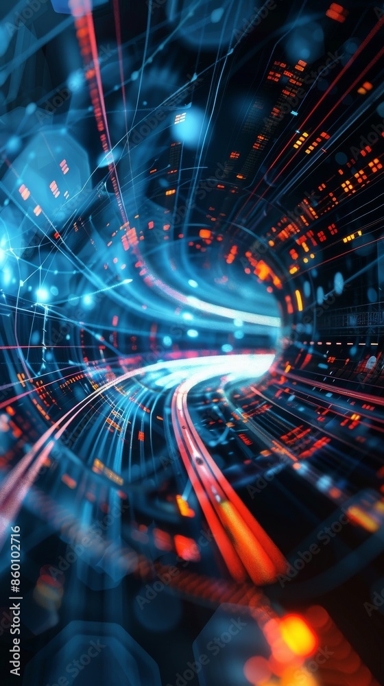 Obraz premium Abstract business background with technology focus.