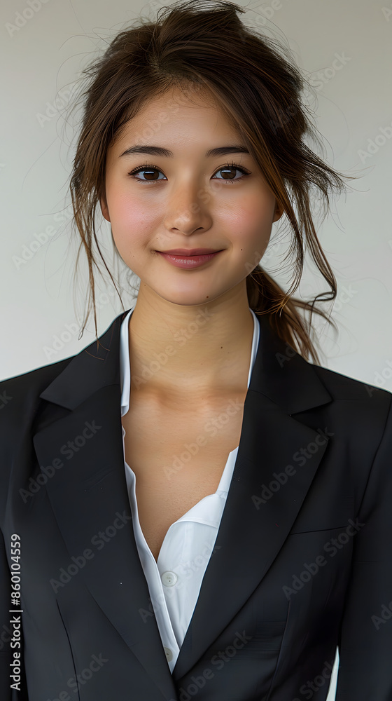 Asian Businesswoman Portrait in Professional Suit Asian Businesswoman Portrait in Professional Suit