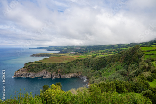 view of the coast of the island of island